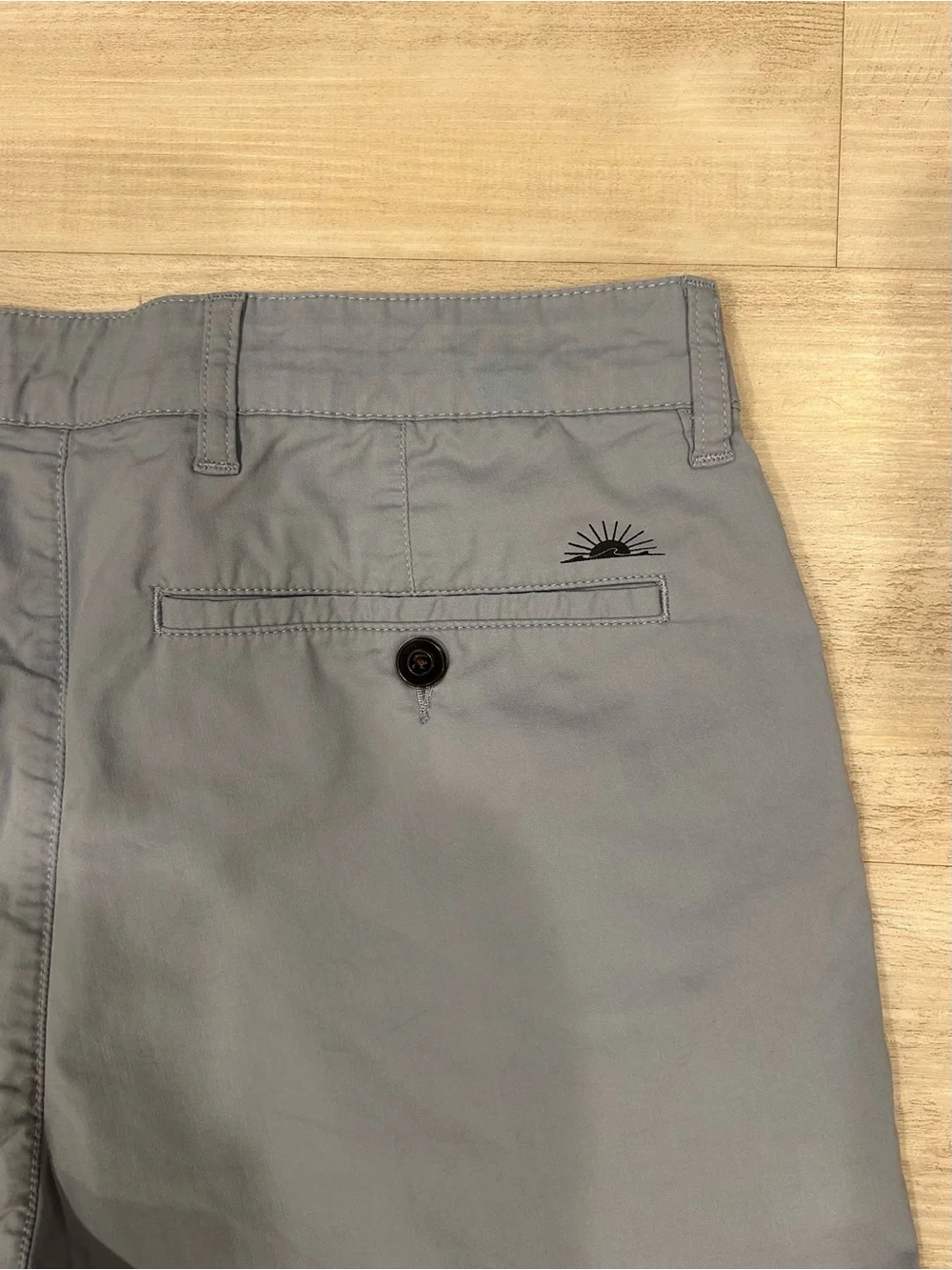 Faherty Light Blue Men's Flat Front Shorts